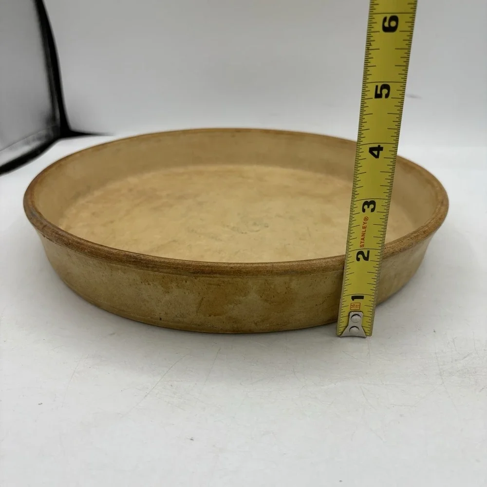 Vintage Sassafras Enterprises Stoneware Super Stone Round Deep Dish 11